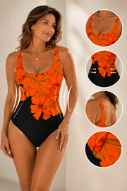 FLASH SALE - Vacation Square Collar One Piece | Tracked Shipping