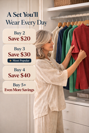 FLASH SALE - Effortless Cotton Linen 2-Piece Set | Tracked Shipping