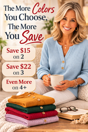 FLASH SALE – Waffle Knit Button V-Neck Top | Tracked Shipping