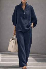 FLASH SALE - Effortless Cotton Linen 2-Piece Set | Tracked Shipping