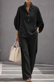 FLASH SALE - Effortless Cotton Linen 2-Piece Set | Tracked Shipping